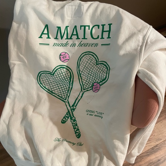 The ceremony club bride tennis sweatshirt - Picture 2 of 3